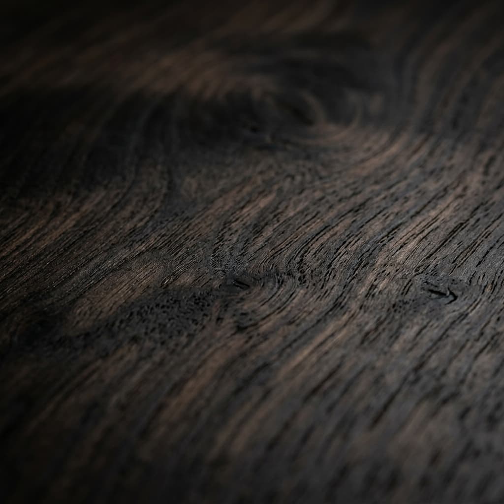 Smoked ebony material texture swatch